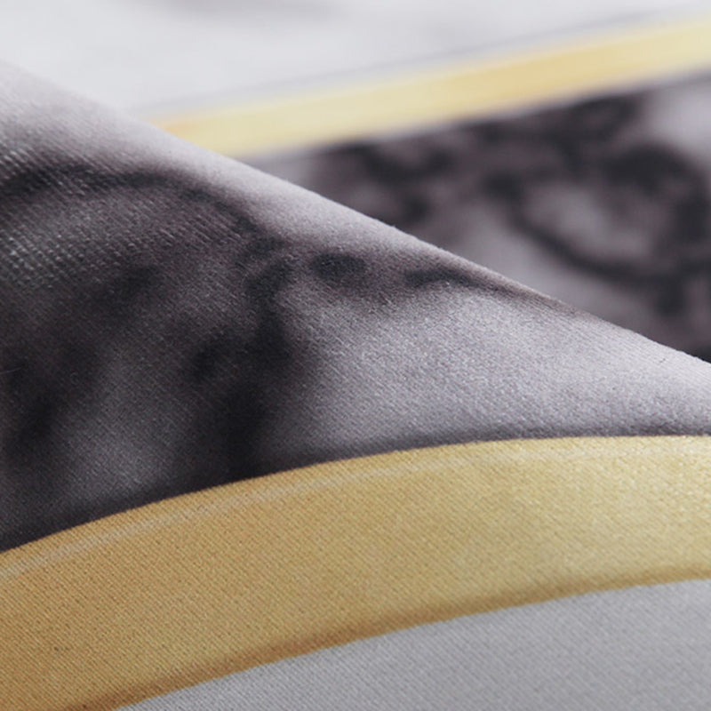 Mehrfarbiger moderner Teppich aus Polyester mit Pflanzenmuster, rutschfester Teppich für die Heimdekoration