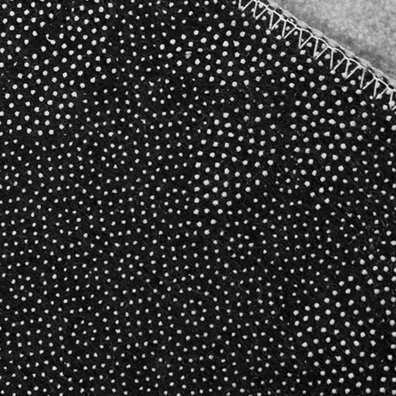 Grauston minimalistischer Innenteppich Polyester Farbe fleckigem Teppich Anti-Rutsch-Backing Teppich für Wohnkultur