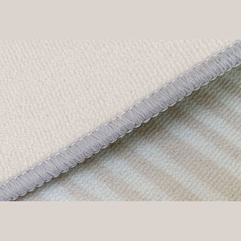 Solid Color Simplicity Area Carpet Polyester Random Stripe Indoor Rug Easy Care Rug for Living Room