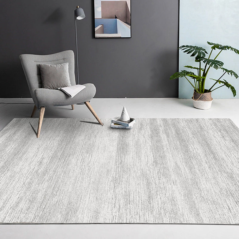 Gray Tone Color Gradient Rug Polyester Antique Carpet Stain Resistant Indoor Rug for Home Decoration