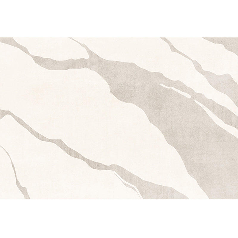 Apricot Tone Nordic Area Carpet Polyester Abstract Print Indoor Rug Easy Care Carpet for Living Room