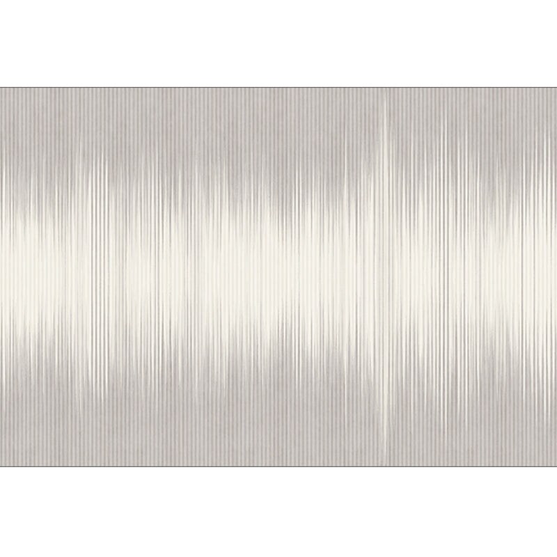 Gray Tone Modern Area Carpet Polyester Lines Printing Indoor Rug Easy Care Carpet for Living Room