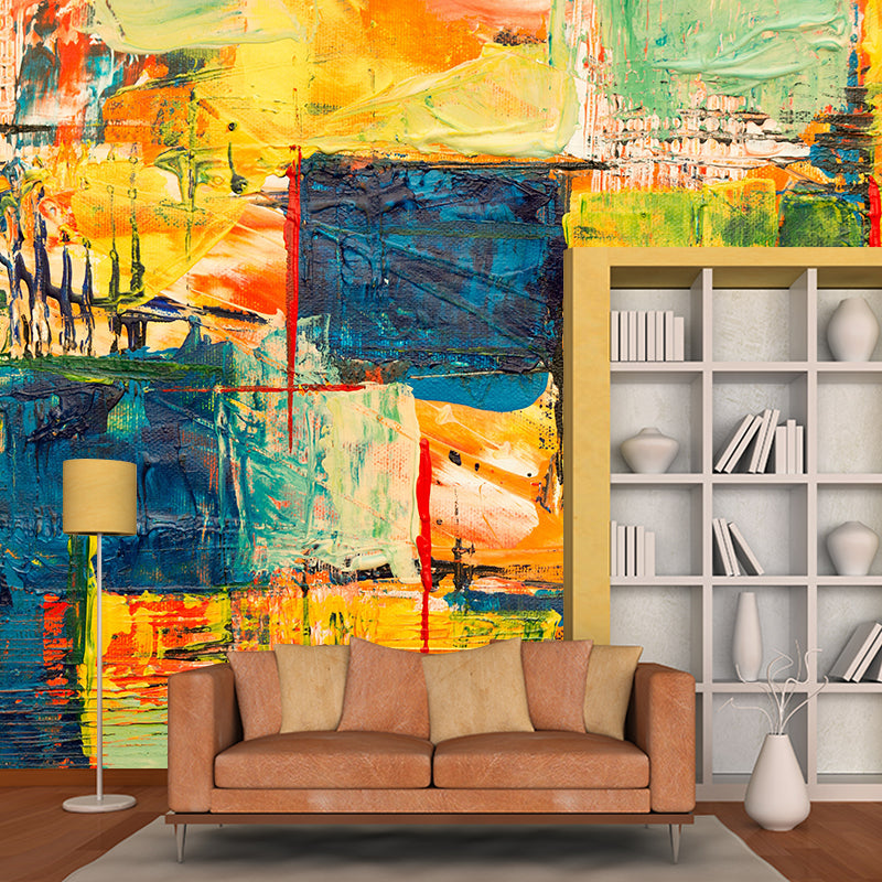 Modern Abstract Mural Wallpaper for Girls Bedroom Customised Wall Covering