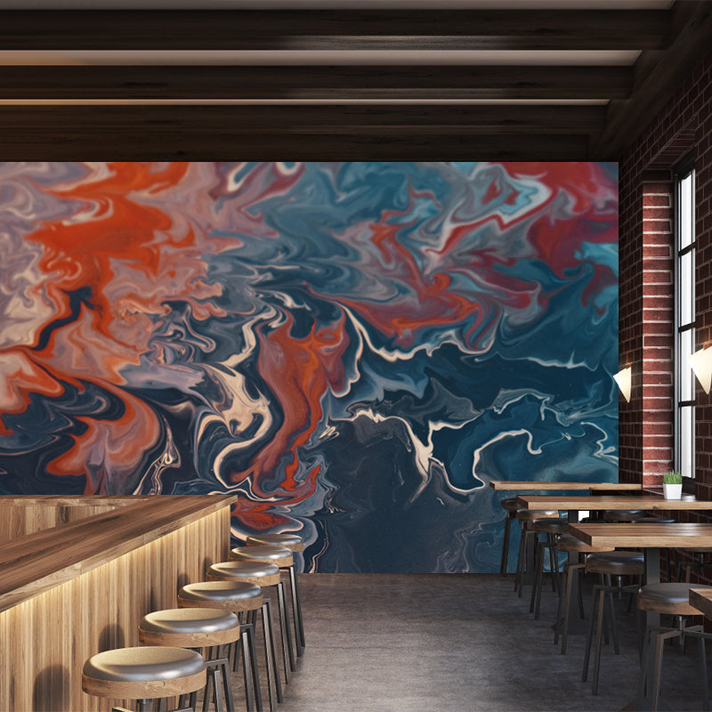 Eco-friendly Decorative Wall Mural Illustration Horizontal Modern Abstract Pattern Wall Covering