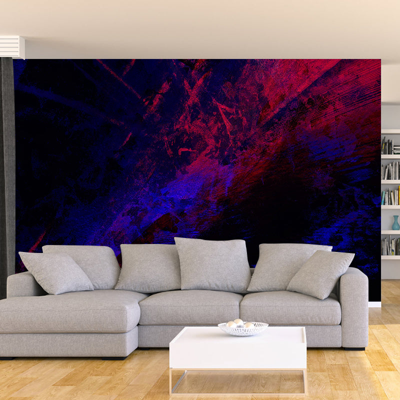 Abstract Color Collision Wall Mural Decorative Modernism Mildew Resistant Material Wall Art