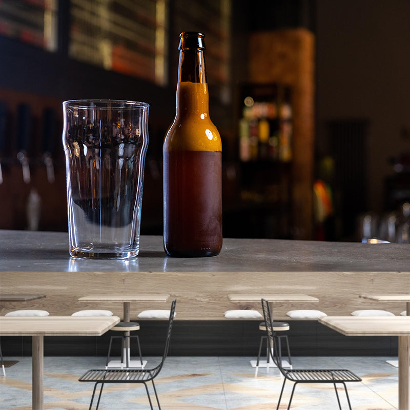 Full Size Wall Mural Moisture Resistant Contemporary Style Wall Art for Wine Shop