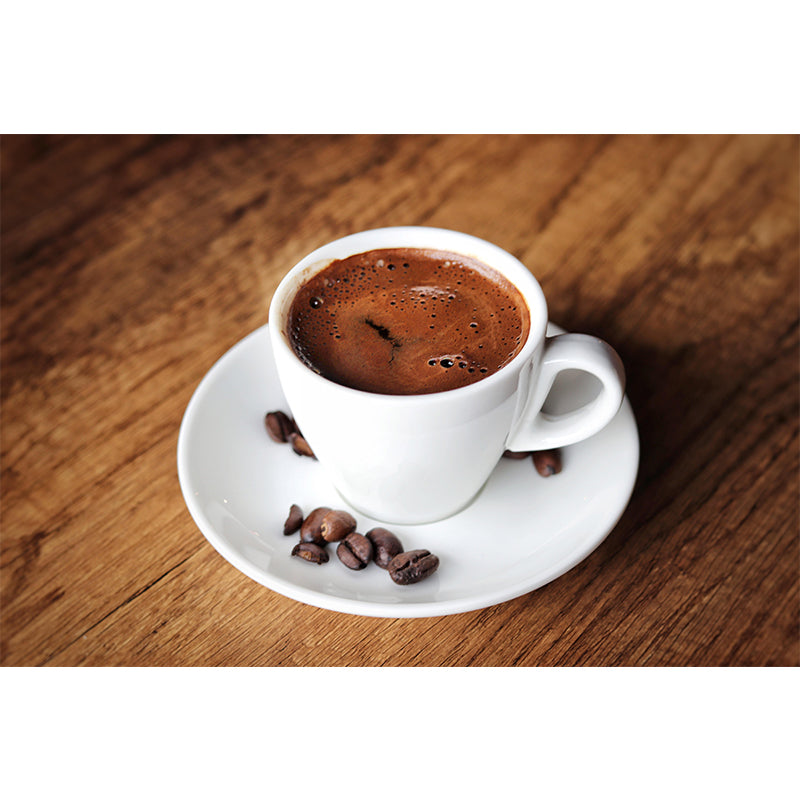 Customized Strong Aroma Coffee Mural Wallpaper Stain Resistant Wall Covering for Coffee Shop