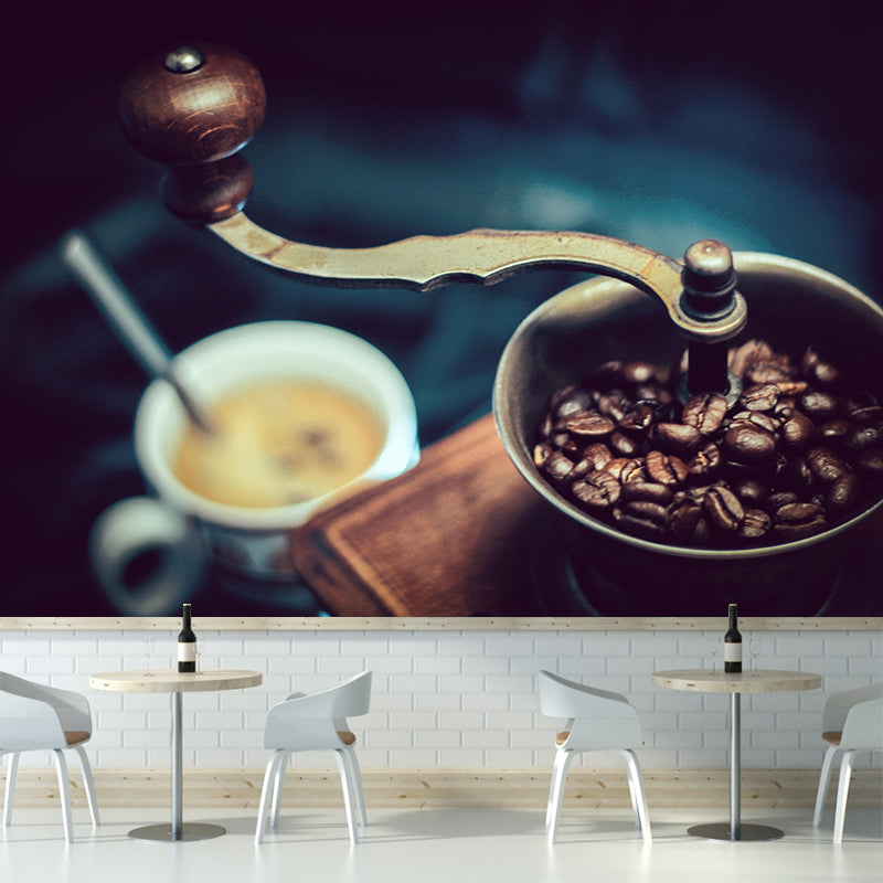 Photography Coffee Bean Wall Decal Modern Style Coffee Shop Decor Mural Wallpaper