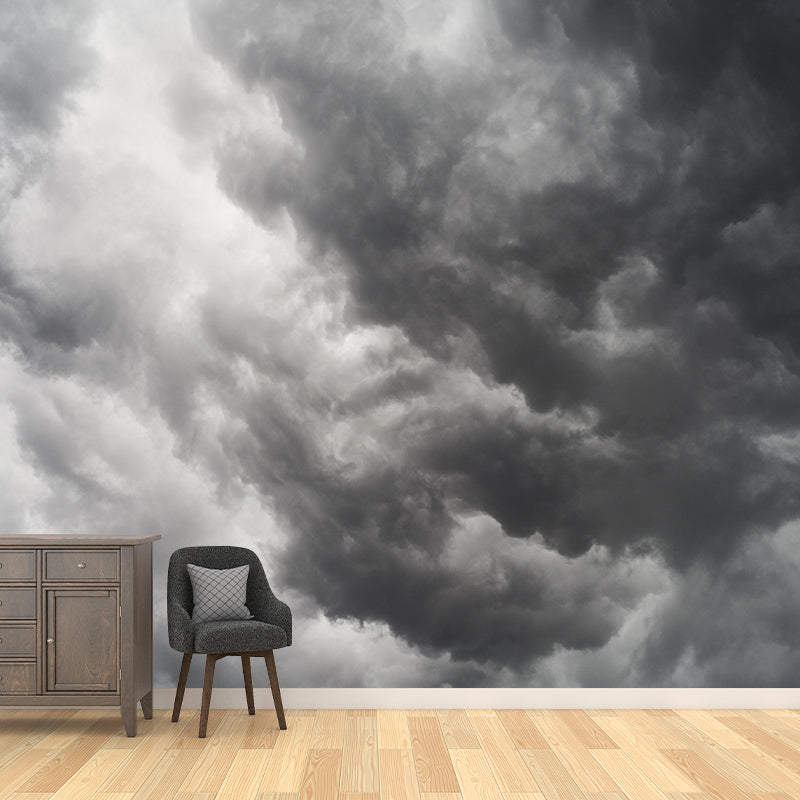 Modern Art Storm Mural Decal Eco-friendly Wallpaper Wall Covering for Home