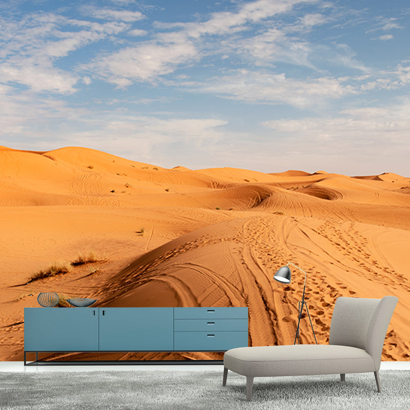 Desert Mound Wallpaper Mural Natural Landscape Wall Covering, Custom Print