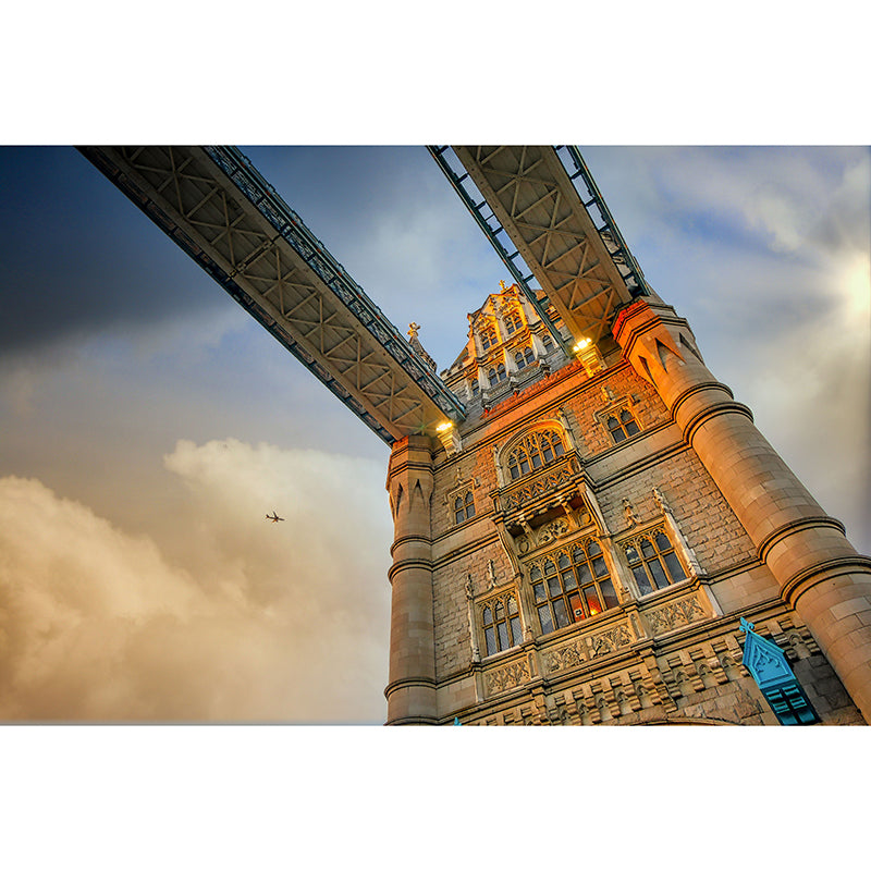 Contemporary Style Building Scene Mural Decal Home Decor, Made to Measure