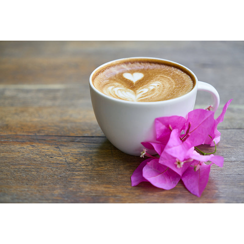 Mellow Coffee Modern Mural Stain Resistant Wall Covering for Coffee Shop