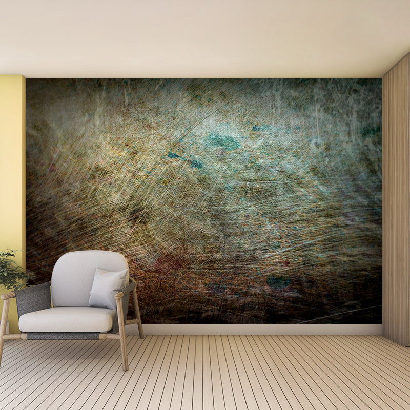 Contemporary Abstract Pattern Mural Wallpaper Mildew Resistant Wall Covering