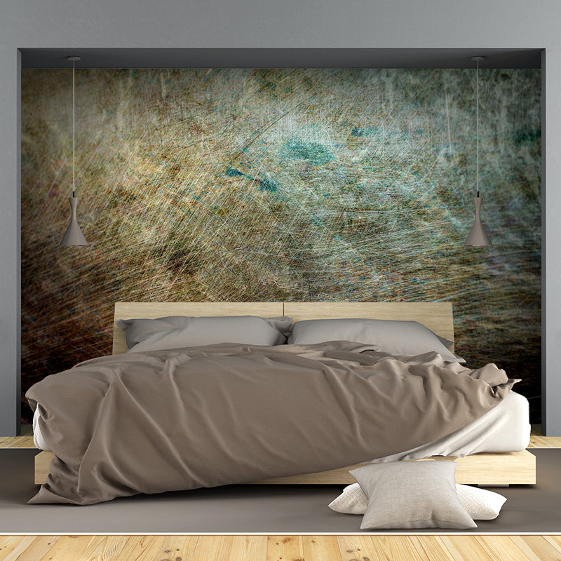 Contemporary Abstract Pattern Mural Wallpaper Mildew Resistant Wall Covering