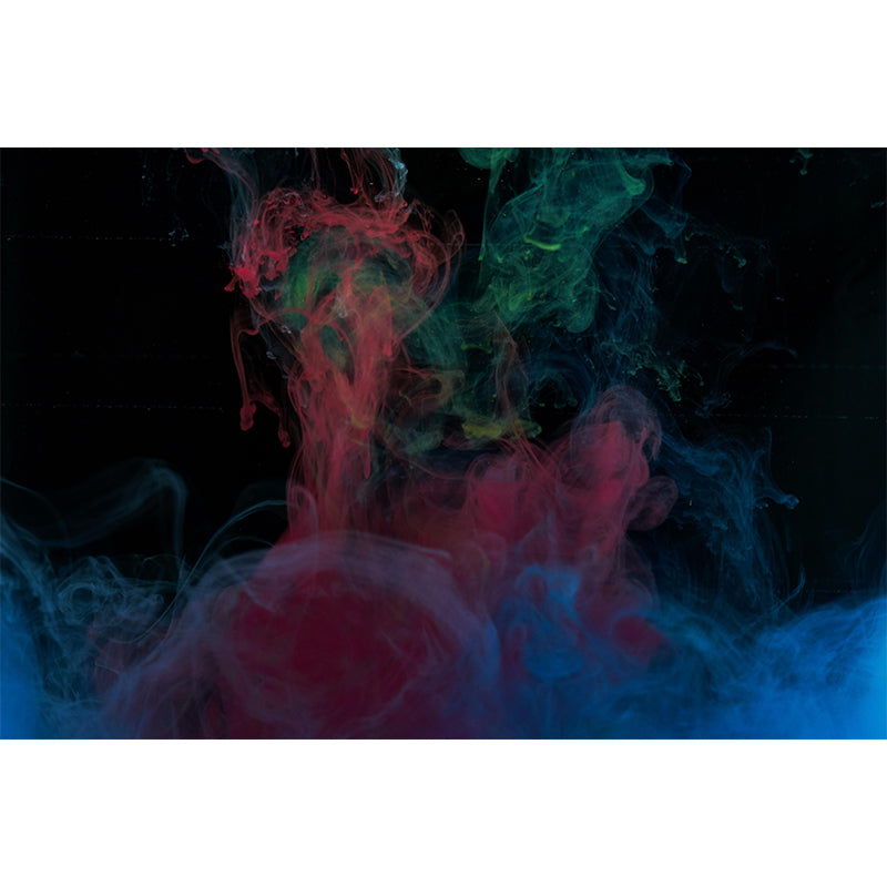 Smoke Fusion Scene Mural Moisture Resistant Decorative Bathroom Wall Decor