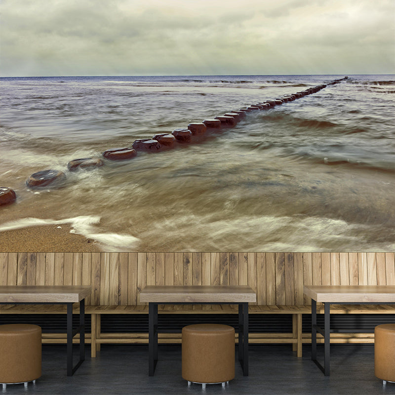 Baltic-Sea Wallpaper Mural Contemporary Wall Covering Bathroom Floor Murals