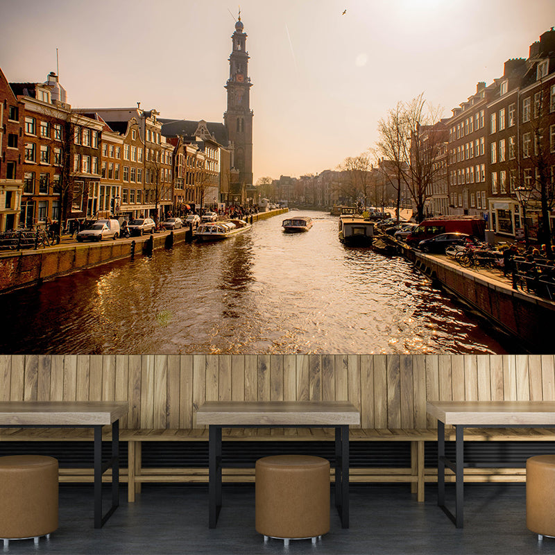 Customized Amsterdam Mural Contemporary Wall Covering for Living Room Bedroom