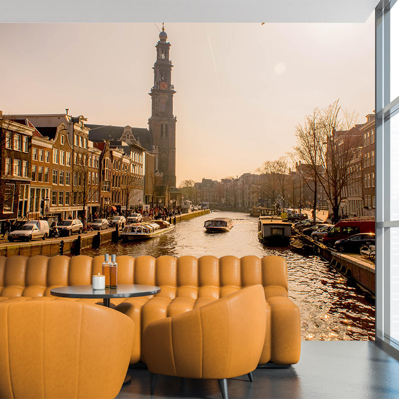 Customized Amsterdam Mural Contemporary Wall Covering for Living Room Bedroom