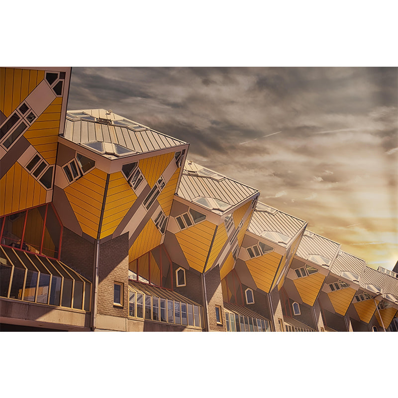 Photography Rotterdam Mural Decal Water Resistant Wall Covering for Decoration