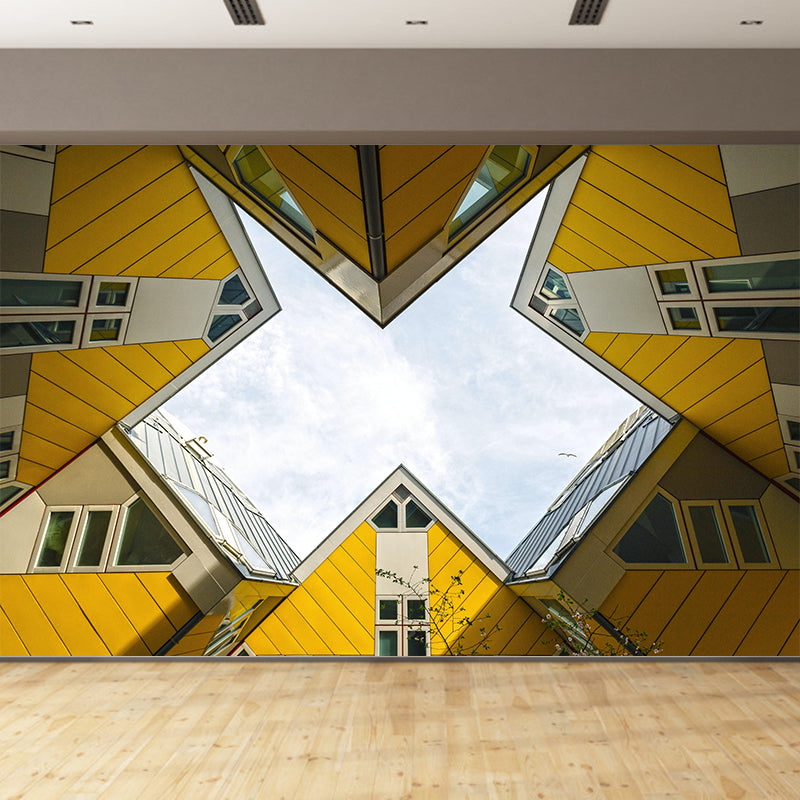 Photography Rotterdam Mural Decal Water Resistant Wall Covering for Decoration