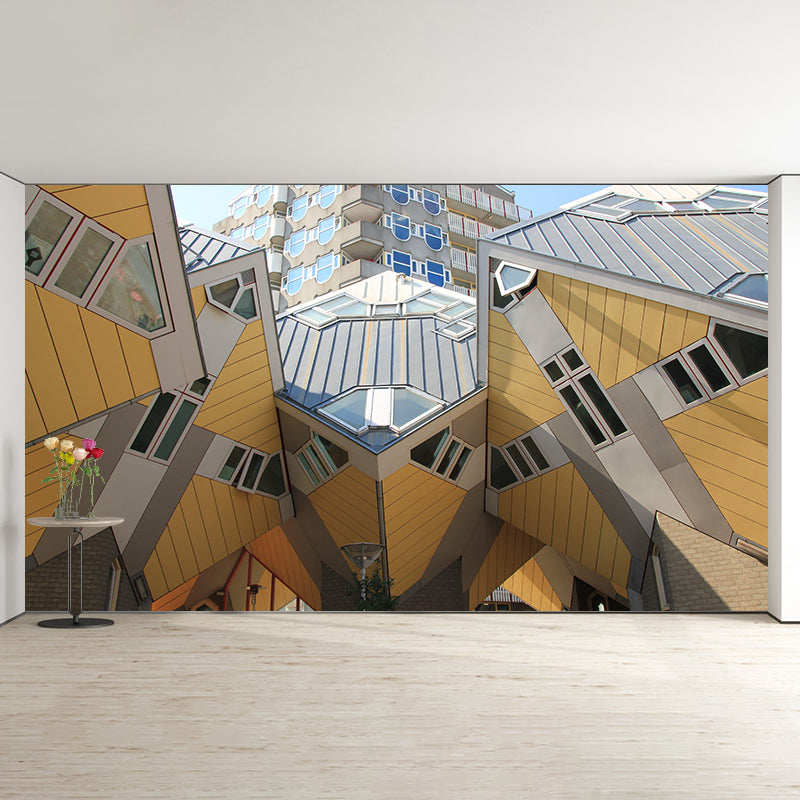 Photography Rotterdam Mural Decal Water Resistant Wall Covering for Decoration
