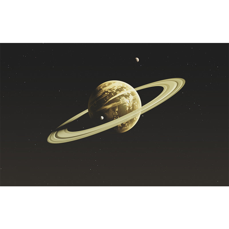 Bright Color Universe Planet Mural Stain Resistant Living Room Wall Decor