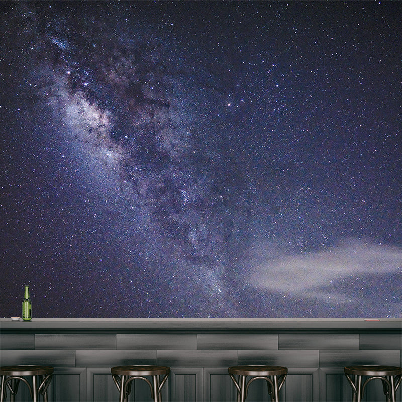 Vast Milky-Way Wall Mural Mildew Resistant Wall Decor Mural Wallpaper for Bedroom