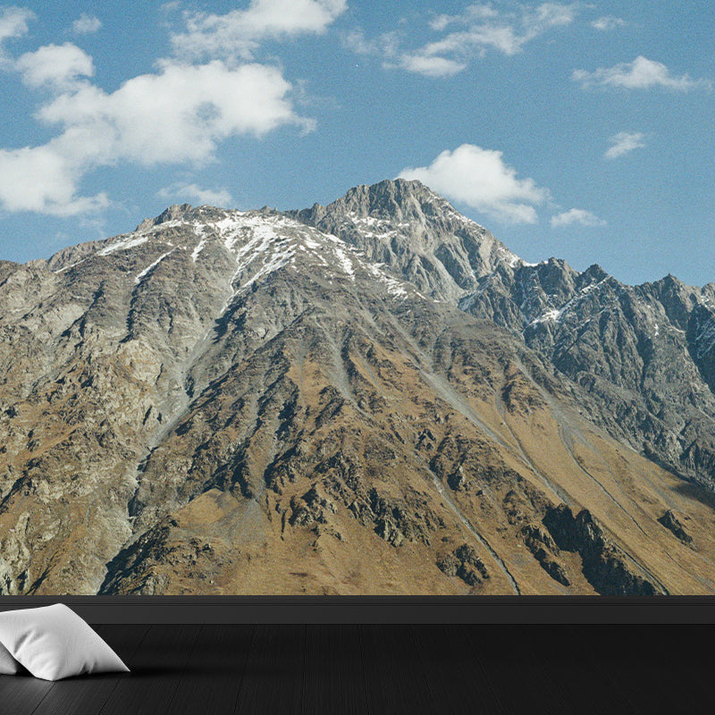 Photo Mountain Landscape Wall Mural Decal for Sitting Room, Made to Measure