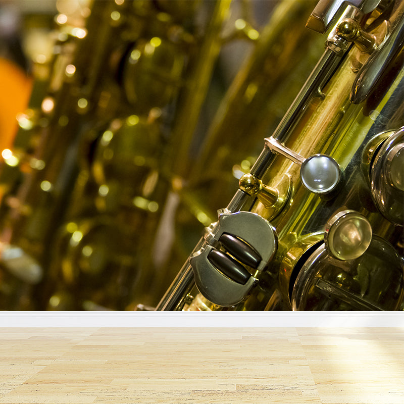 Modern Musical Instrument Wall Mural Decal Full Size, Moisture Resistant