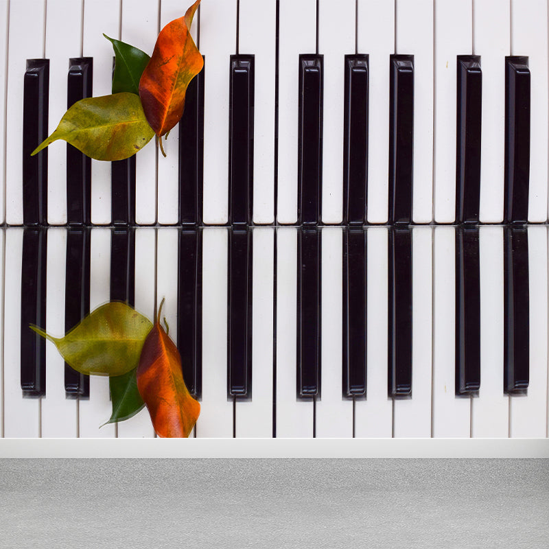 Hobby Musical Instrument Mural Wallpaper Contemporary Wall Covering for Home Decor