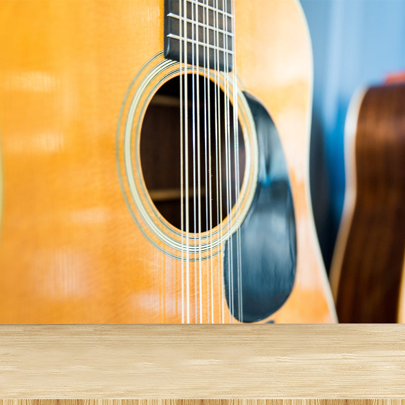 Hobby Musical Instrument Mural Wallpaper Contemporary Wall Covering for Home Decor