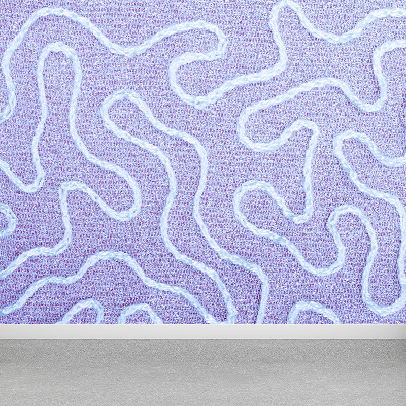 Abstract Wall Covering Water Resistant Wall Mural for Dining Room, Made to Measure