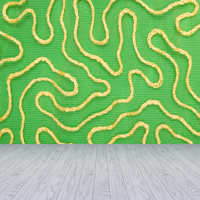 Abstract Wall Covering Water Resistant Wall Mural for Dining Room, Made to Measure