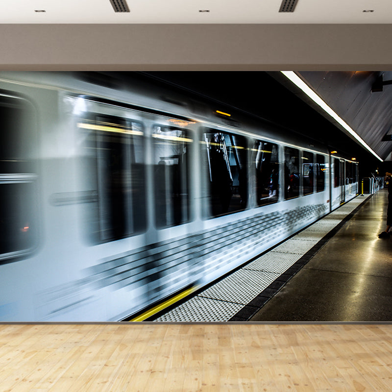 Contemporary City Transportation Wallpaper Murals Moisture Resistant Full Size