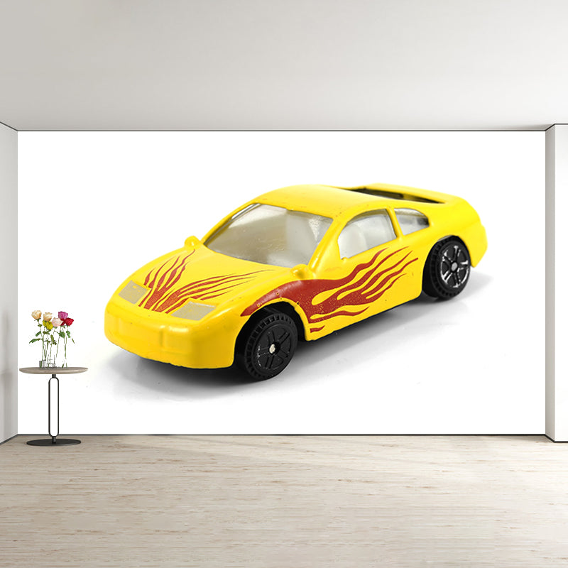 City Transportation Mural Wallpaper Stain Resistant Wall Covering for Sitting Room