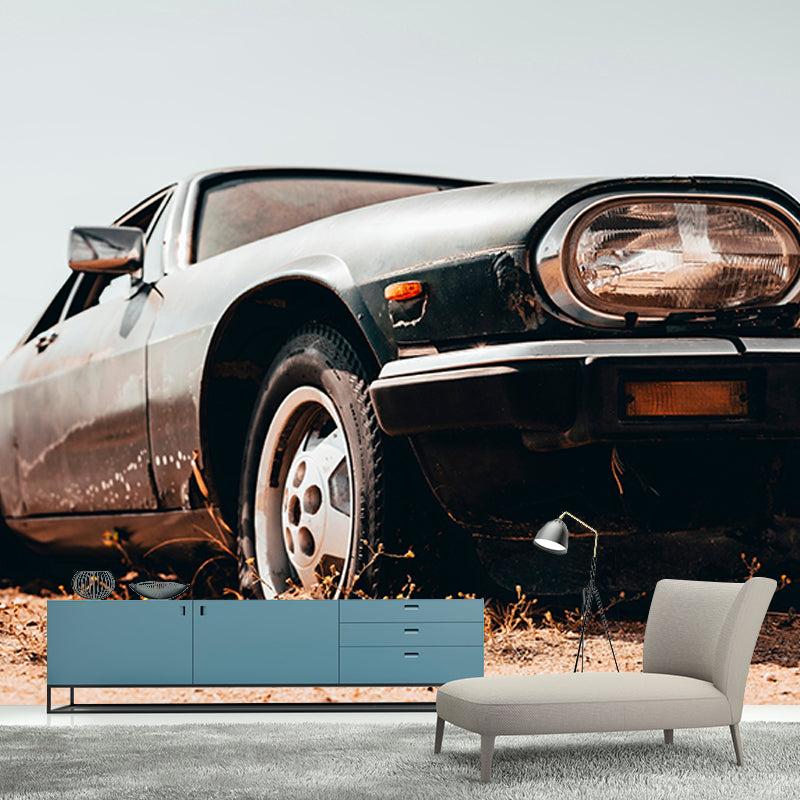 Car Mural Wallpaper for Decoration Contemporary Living Room Wall Covering