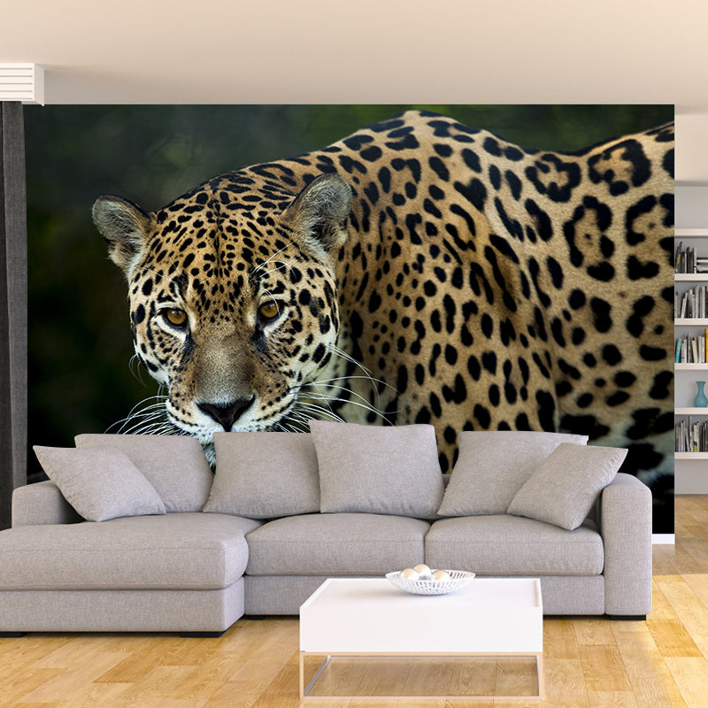 Lifelike Leopard Animal Mural for Home Decor Water Resistant, Made to Measure