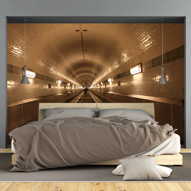 Contemporary Spatial Extension Wall Mural for Bedroom Decoration, Personalized Size