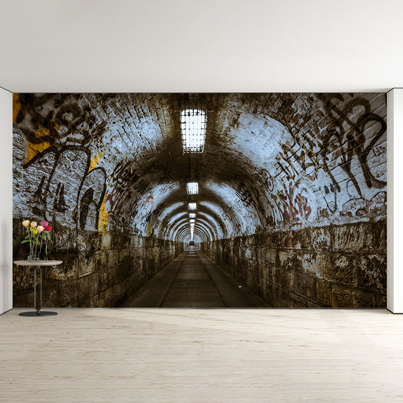 Industrial Style Spatial Extension Wall Mural for Bedroom Decoration, Personalized Size