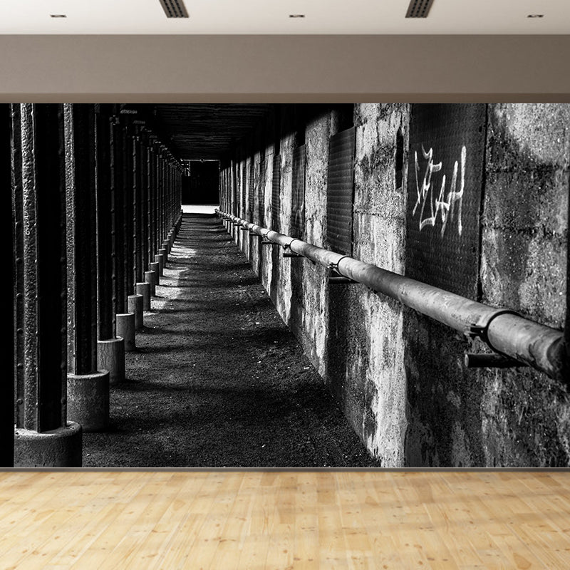 Industrial Style Spatial Extension Wall Mural for Bedroom Decoration, Personalized Size