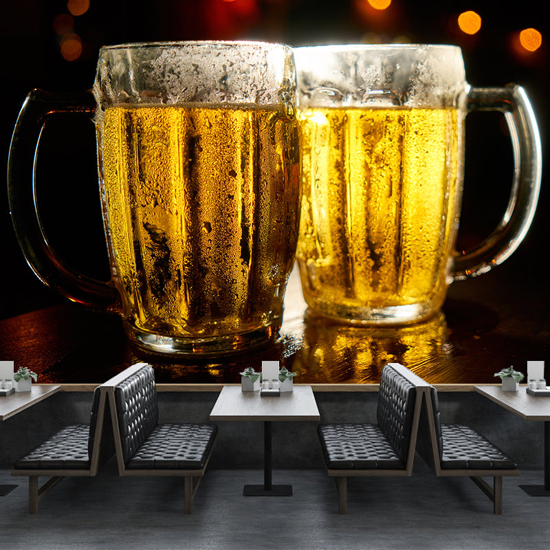 Commercial Bar Wall Mural Contemporary Wall Decor Waterproofing, Personalized