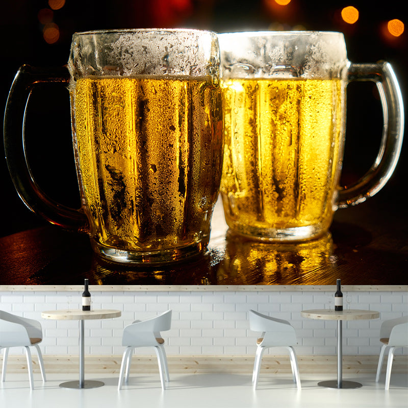 Commercial Bar Wall Mural Contemporary Wall Decor Waterproofing, Personalized