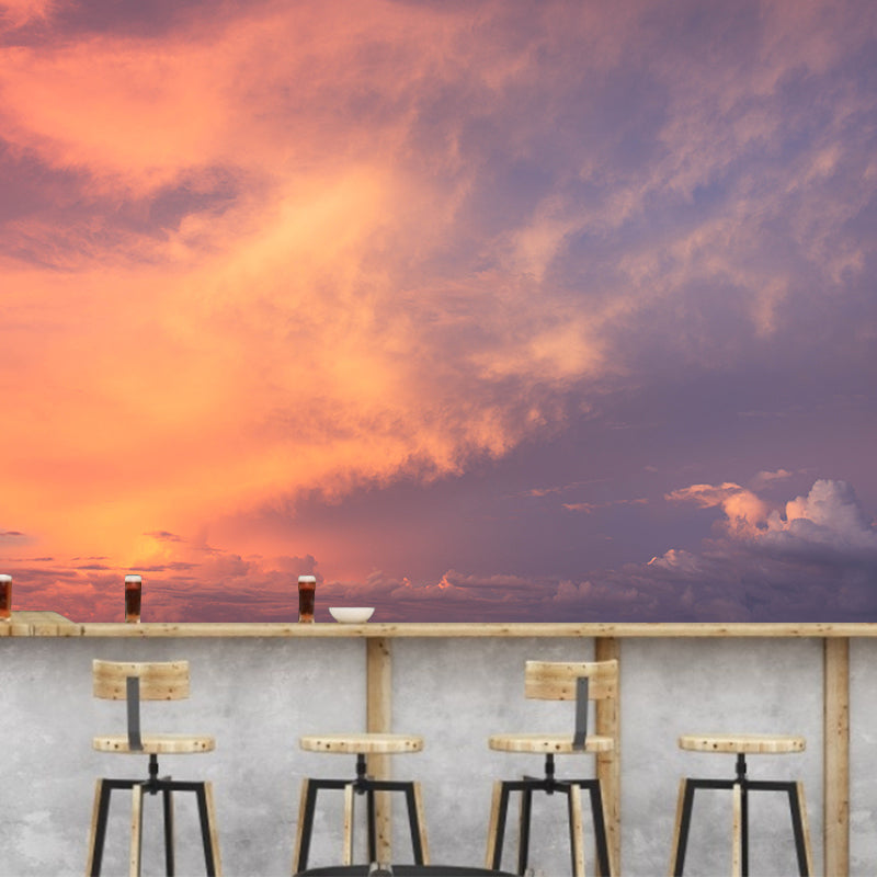 Creative Sky Cloud Wallpaper Mural Minimalistic Waterproof Bedroom Wall Decor