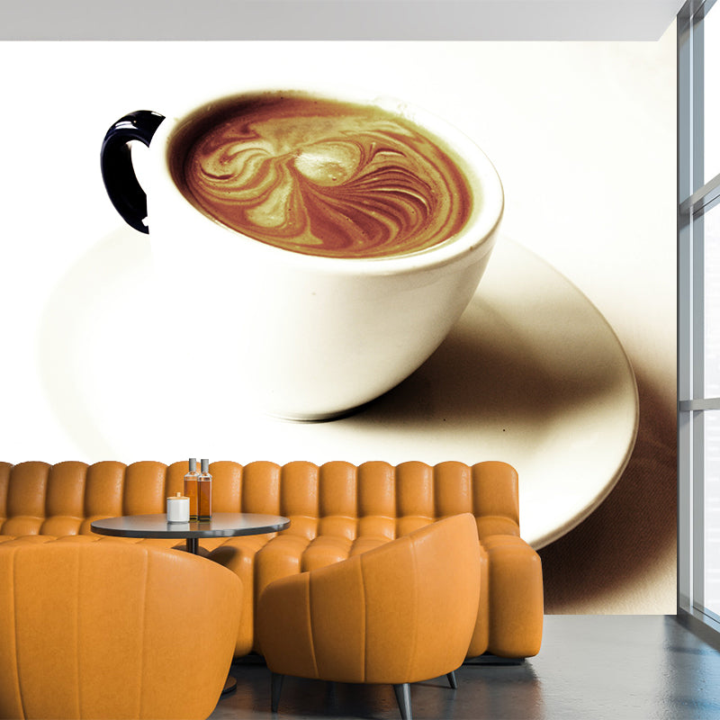 Aromatic Coffee Moisture Resistant Coffee Shop Wall Decoration, Made to Measure
