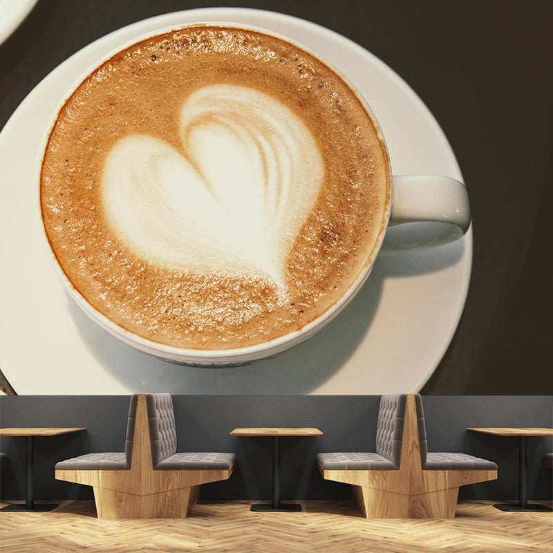 Aromatic Coffee Moisture Resistant Coffee Shop Wall Decoration, Made to Measure