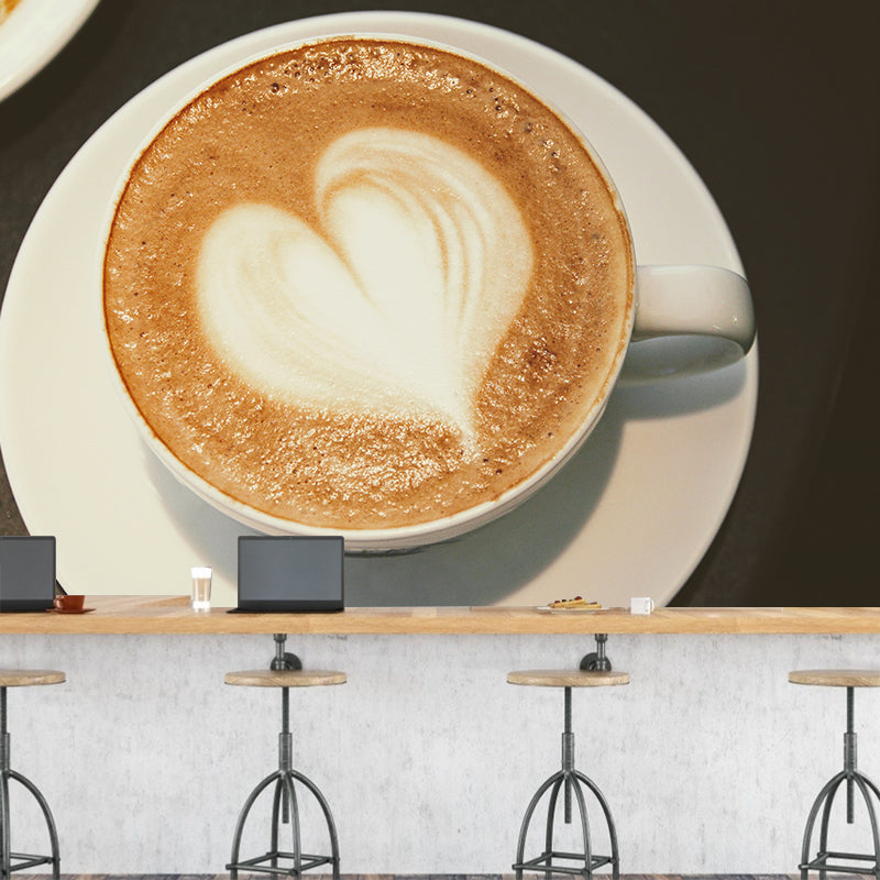 Aromatic Coffee Moisture Resistant Coffee Shop Wall Decoration, Made to Measure