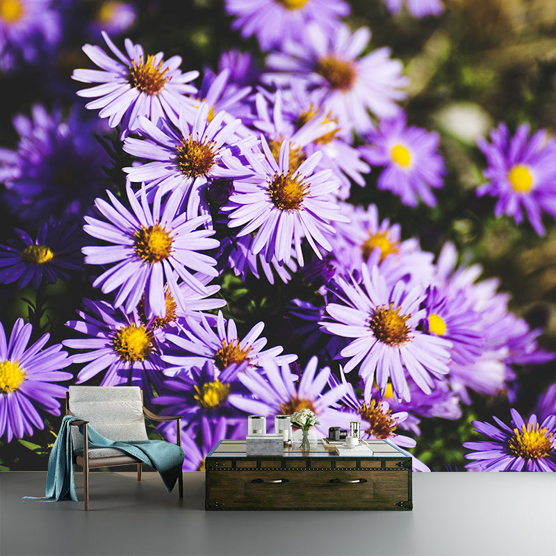 Multicolor Flower Wall Decor for Bedroom Moisture Resistant, Custom Size Available