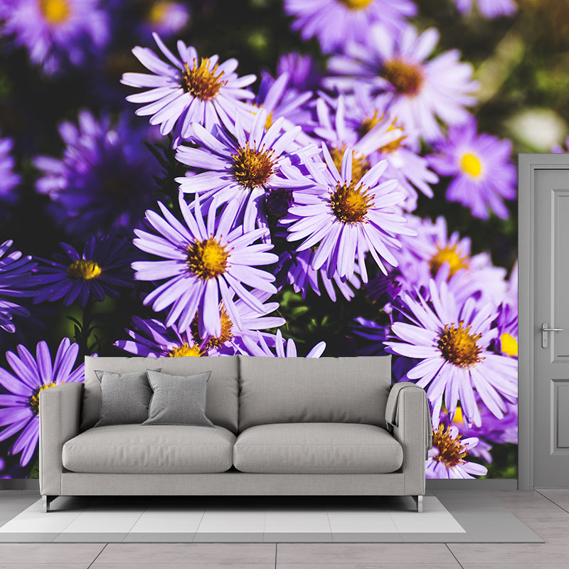 Multicolor Flower Wall Decor for Bedroom Moisture Resistant, Custom Size Available