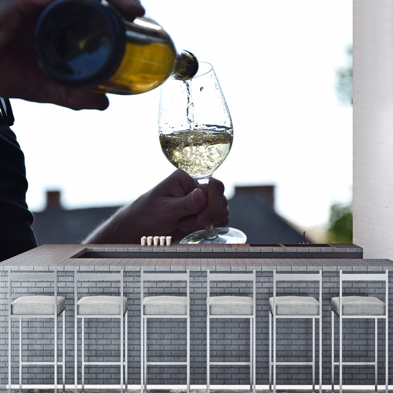 Champagne Mural Wallpaper Mildew Resistant Special Bar Shop Decorative