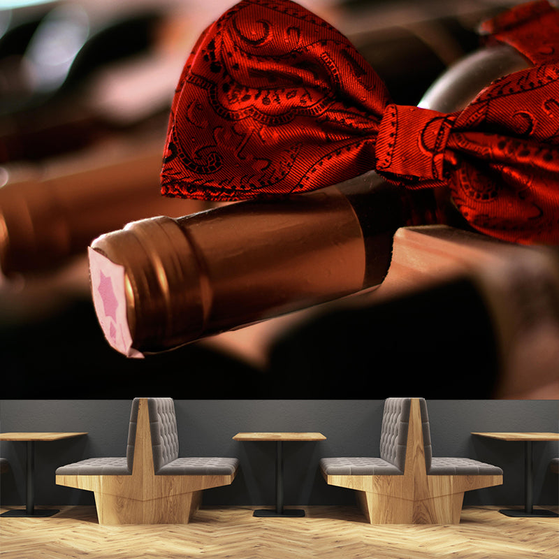 Champagne Mural Wallpaper Mildew Resistant Special Bar Shop Decorative